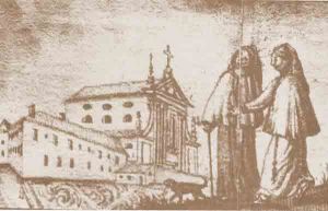 Klasztor Kapucynów w XVIII wieku,