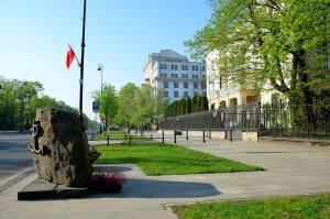 Miejsce wykonania wyroku na Frantzu Kutscherze.