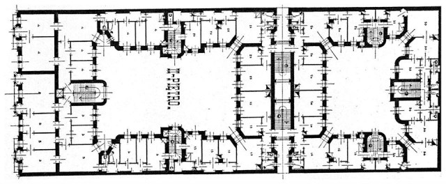 Marszałkowska 81A - Rzut drugiego piętra.