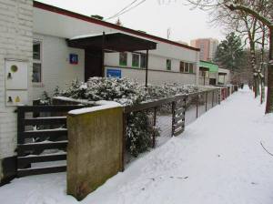 Eksperymentalna kolonia atrialnych domów architektów w Warszawie - ulica Orężna.