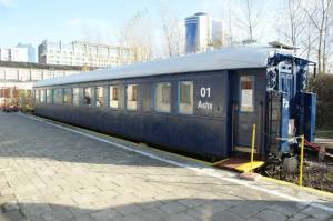 Salonka Bieruta - wagon na bocznicy Muzeum Kolejnictwa.