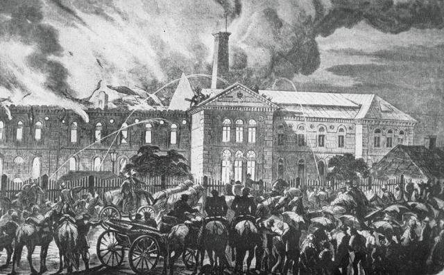 Pożar w roku 1866.