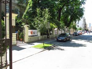 Ulica Foksal. W tym miejscu minister Pieracki wysiadł ze służbowej limuzyny.