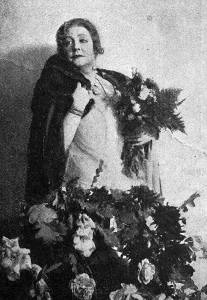 Śpiewaczka pod koniec swej kariery.