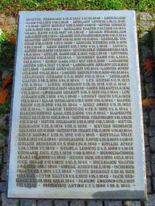 Nazwiska żołnierzy niemieckich poległych w czasie II wojny na terenie Mazowsza. Również w czasie tłumienia Powstania Warszawskiego.