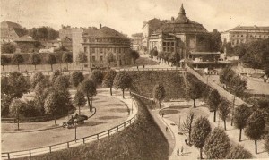 Rotunda przy ulicy Karowej.