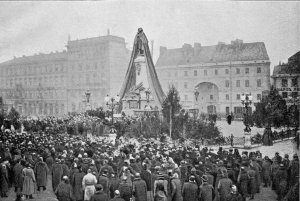 Odsłonięcie pomnika Adama Mickiewicza.