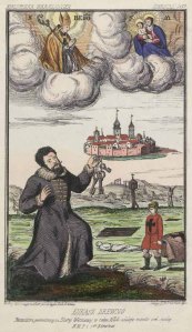 Łukasz Drewno na obrazie Bolesława Podczaszyńskiego z roku 1852. Wikipedia.