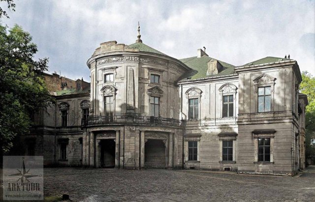 Pałac Przebendowskich w roku 1933.